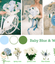 Blue Wedding Flower Package