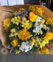 Yellow Fantasy Dried Mixed Bouquet