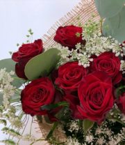 *Custom Dozen Rose Bouquet – $10 Shipping